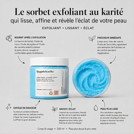 Sorbet Exfoliant Karité | Corps & Visage